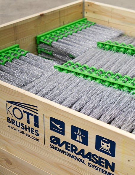 Borstar för flygfält