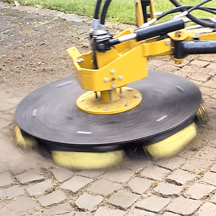 Segment för ogräsborstar