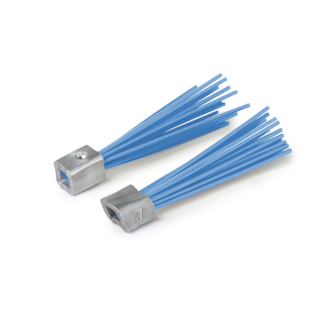 Syntetiska platta trådar