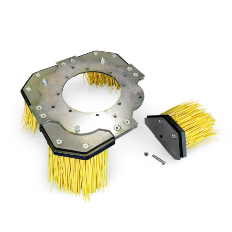 Stjärnformad ogräsborste med syntetfyllning